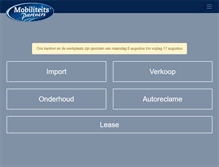 Tablet Screenshot of mobiliteitspartners.nl